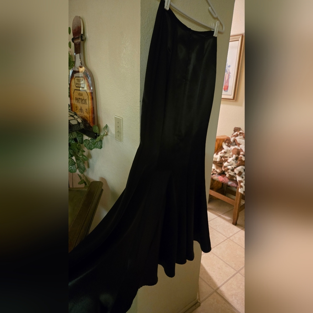 Cashe Satin Skirt Sz 2